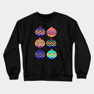 Retro Christmas Baubles Crewneck Sweatshirt